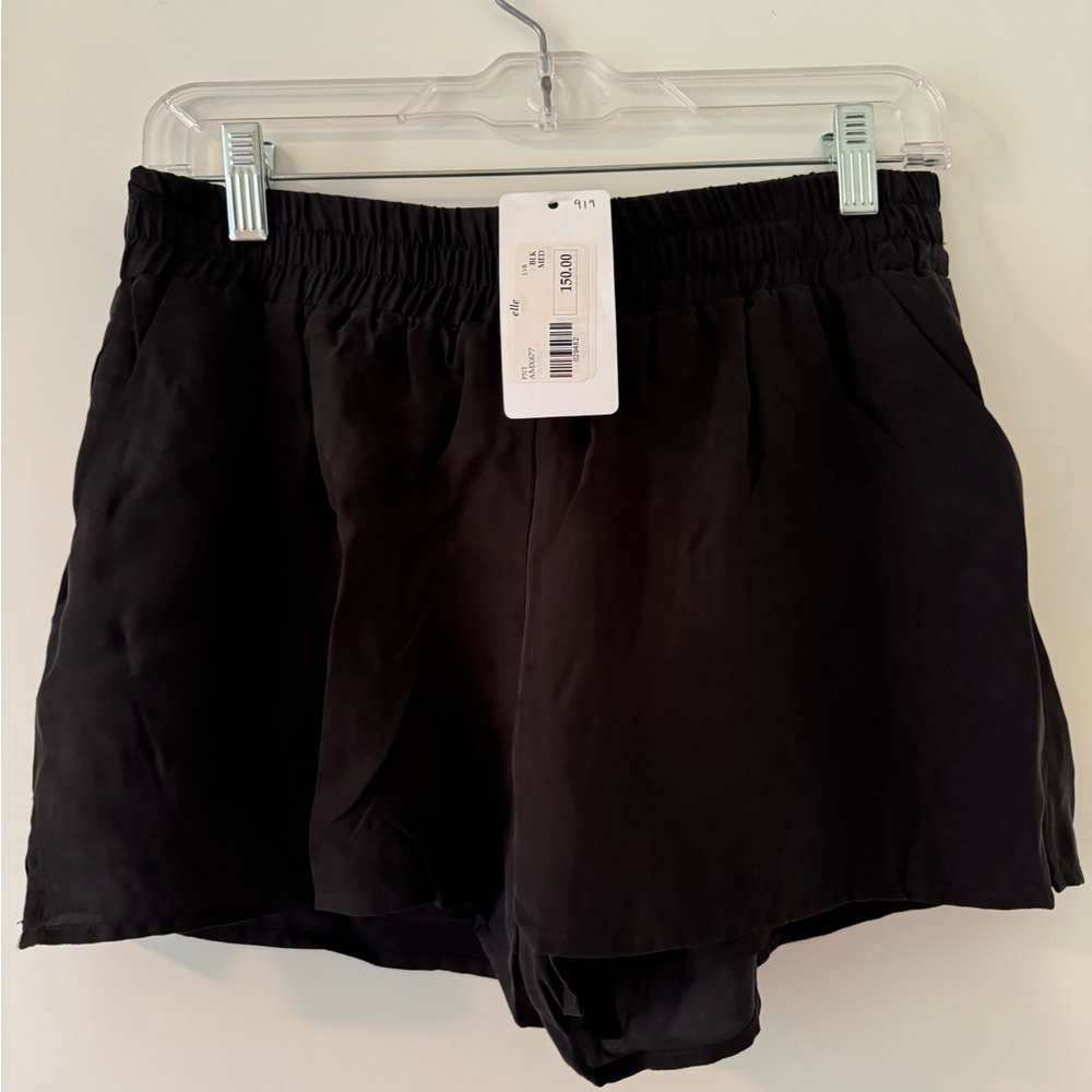 Lavender brown soft black shorts size M